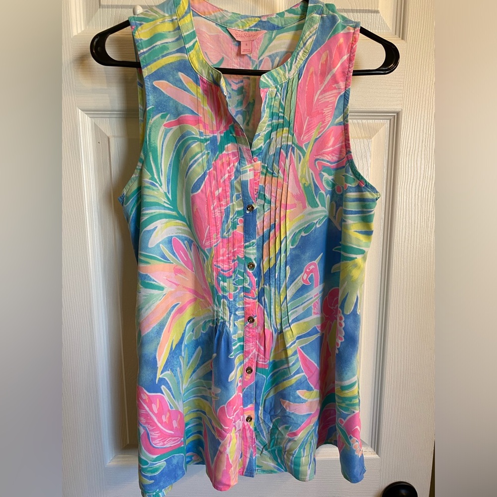 Lilly Pulitzer Top sleeveless size small